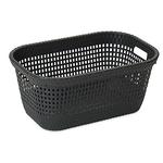Kôš DEAhome Rattan 45 lit, antracitový, na bielizeň, prádlo