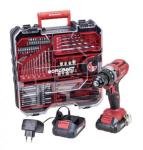2.TRIEDA Skrutkovač Worcraft CD-S20LiWT ShareSYS, 20V Li-ion, 2x akumulátor 2.0 Ah, nabíjačka, set s príslušenstvom 73ks, v kufríku