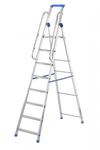 Schodíky ALVE 9810+Z, 1x10, so zábradlím, max. 150 kg, jednostranné